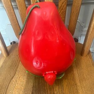 Vintage Kenner Red Strawberry 🍓 accessory carrying case.